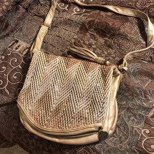 Gold Big Buddha Crossbody